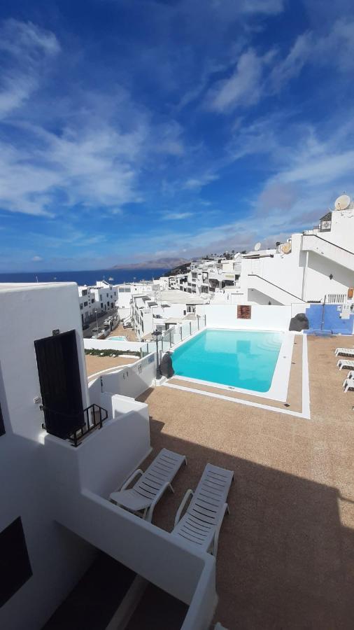 The White Dragos With Ocean View - Ac - Private Pool Appartement Tías Buitenkant foto
