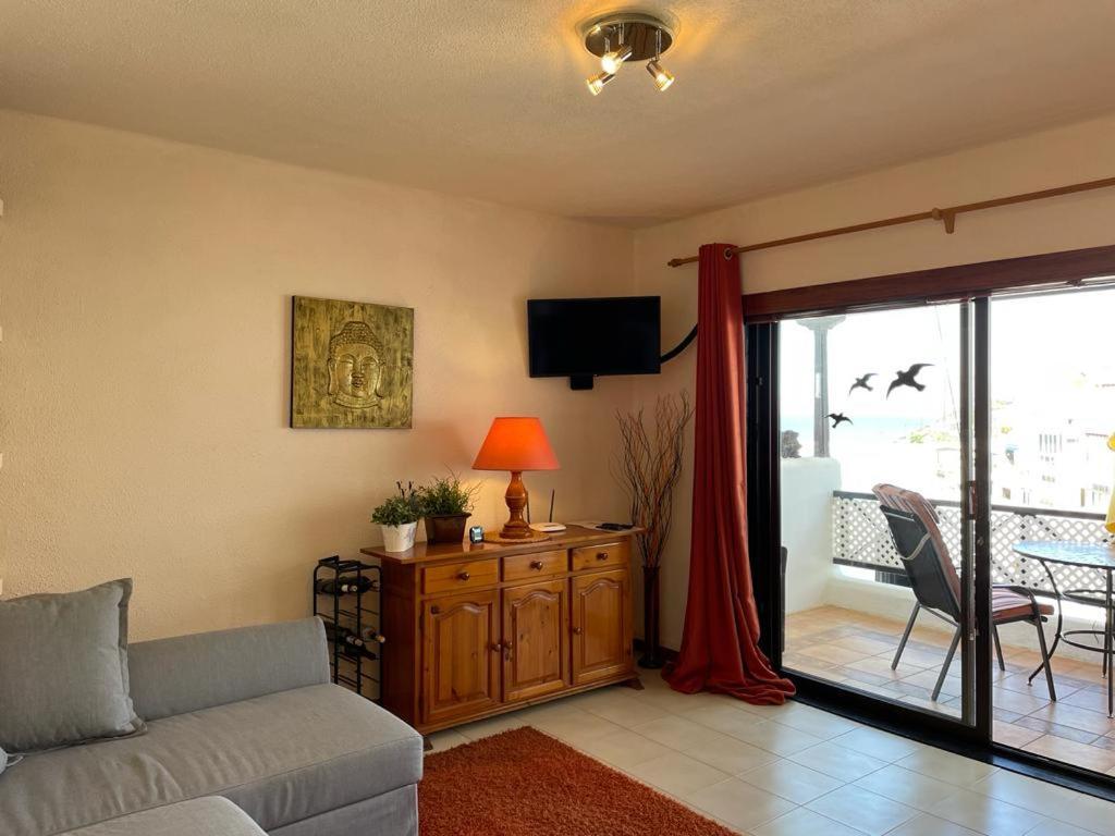 The White Dragos With Ocean View - Ac - Private Pool Appartement Tías Buitenkant foto