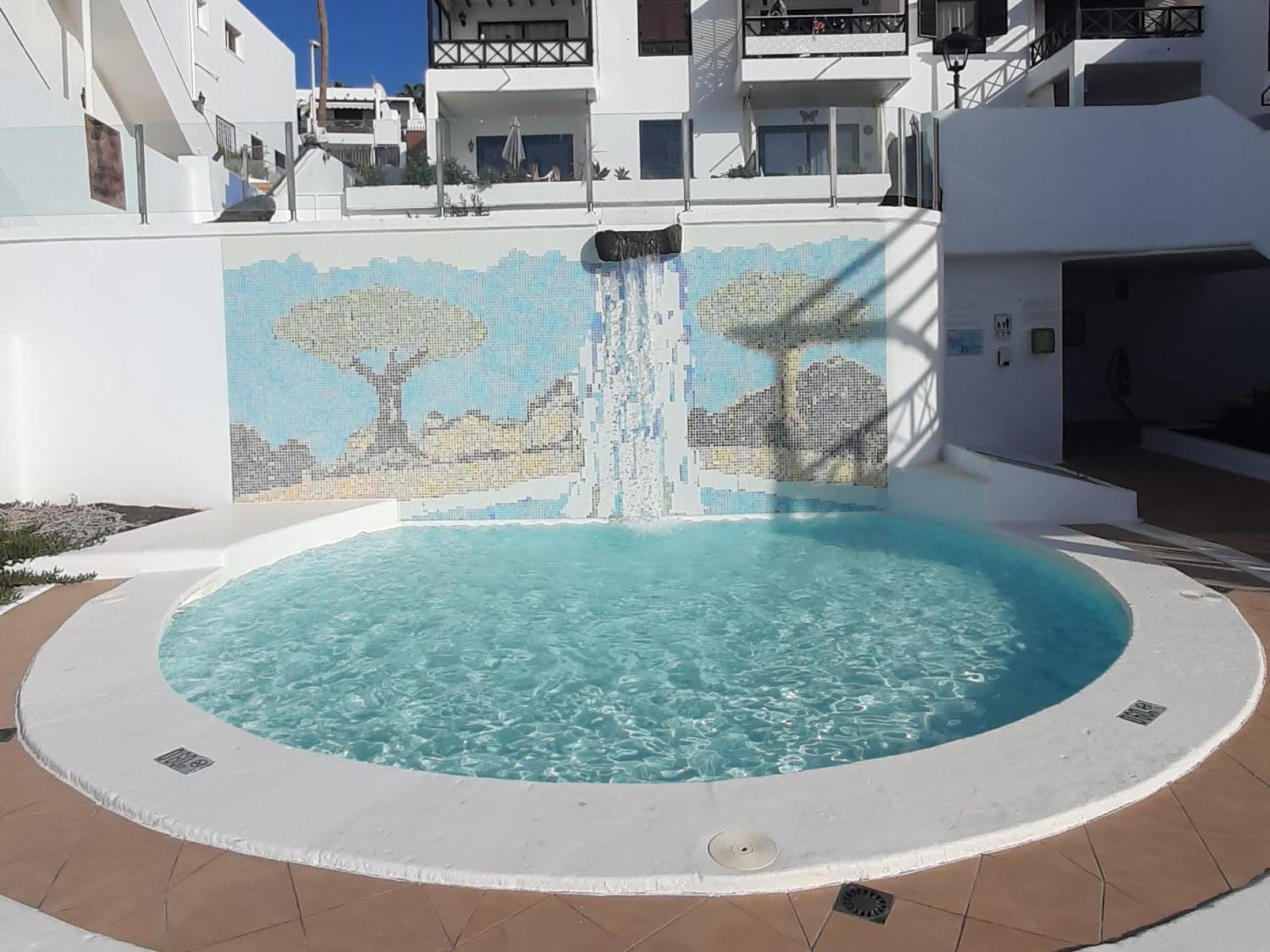 The White Dragos With Ocean View - Ac - Private Pool Appartement Tías Buitenkant foto